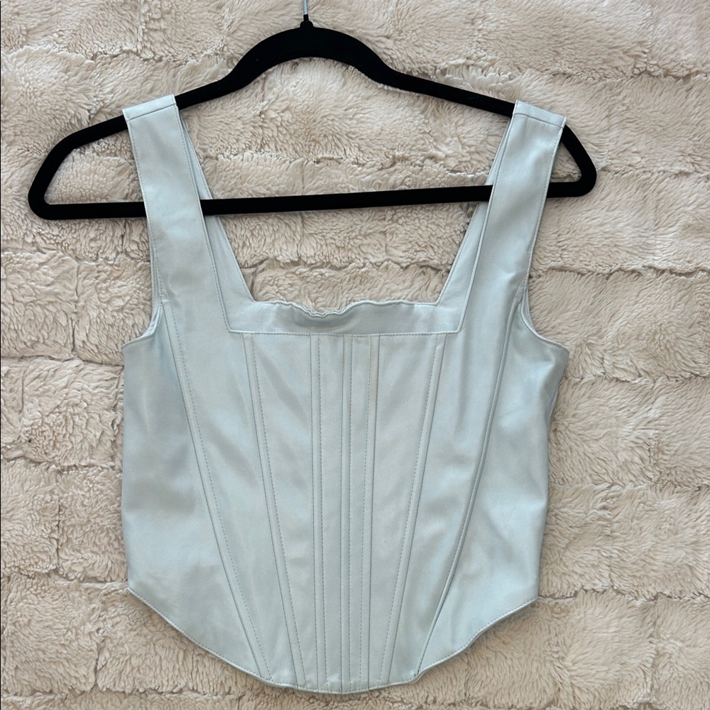 Seven7 Cream Sleeveless Blouse